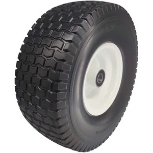15 In. X 6 In. Front Wheel Assembly With Turf Saver Tread For Riding Lawn Mowers - Picture 1 of 12