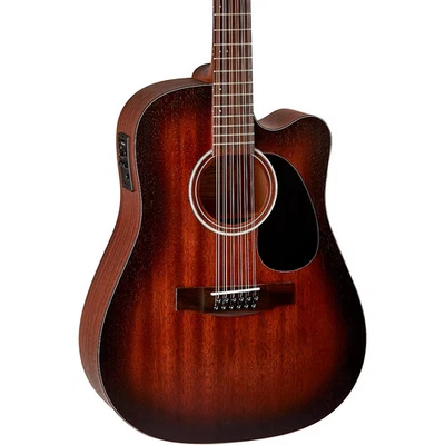 Mitchell T331TCE-BST Terra 12 String A/E Dread Mahogany Top Guitar Edge Burst - Image 1 of 4