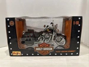 Maisto Bundle Harley Davidson 1:10 Diecast Model FLSTS Heritage Springer 1997 - Picture 1 of 6