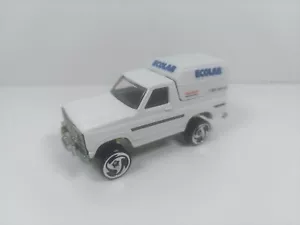 1980 Hot Wheels Ford Bronco White Ecolab Guaranteed Pest Elimination Truck A11 - Picture 1 of 6