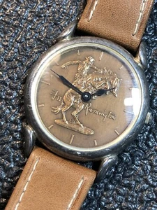 Vintage Franklin Mint Remington Sterling Silver 925 Watch For PARTS Or REPAIR - Picture 1 of 17