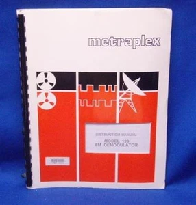 Manual de instrucciones del demodulador Metraplex modelo 120 FM - Imagen 1 de 1
