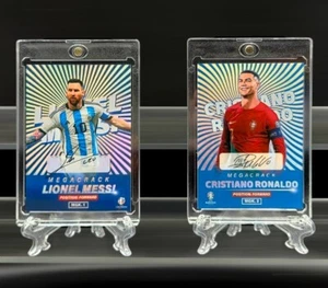 Messi & Cristiano CopaAmerica/EuroCup 2024 MGK Auto Printed Card Limited Edition - Picture 1 of 3