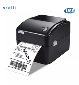 Vretti Label Printer USB Thermal shipping Barcode for UPS USPS FedEx Etsy Amazon - Picture 1 of 8