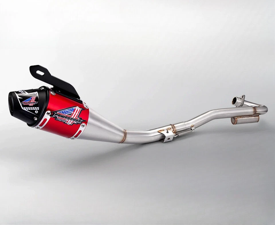 Muffler Exhaust Front Pipe Full System For Honda CRF230F 2018-2020 2019 RED — 第 1/3 张图片