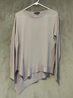 Suéter Pullover Acrobat Para Mujer Pañuelo Dobladillo Mezcla Cachemira Asimétrico Talla S Foto 1 de 4