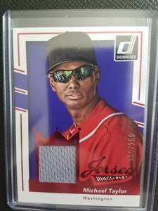 Michael Taylor Relic 2016 Donruss Jersey Kings Red #59/199