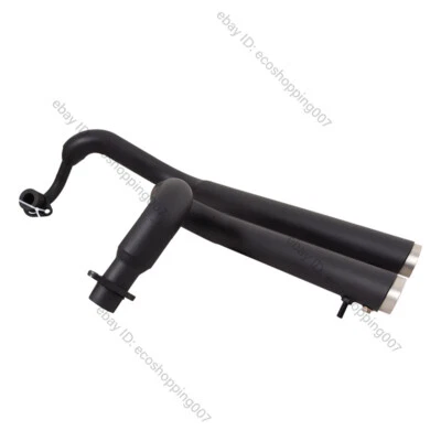 For Yamaha V Star 650 XVS650 XVS400 Exhaust Muffler Header Mid Pipe Black Tips - Image 1 of 4