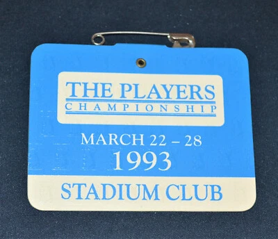 Insignia/boleto de golf Players Championship 1993 - Nick Price gana Foto 1 de 2
