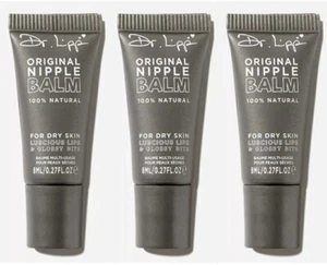 3 x Dr. Lipp Original Nipple Balm 8ml For Dry Sore Cracked Itchy Sensitive Skin - Picture 1 of 10