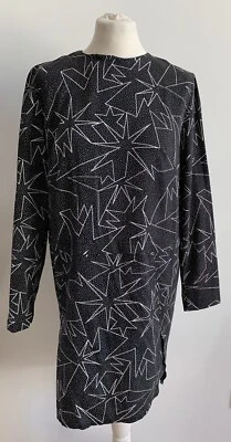 FRENCH CONNECTION HEMDBLUSEN ETUI KLEID DRESS GR.38 MIT STERNEN - Bild 1 von 4