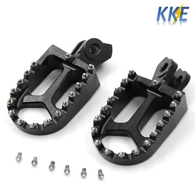 Reposapiés KKE CNC negros para Suzuki RMZ250 2010-2018 RMZ450 2008-2018 Foto 1 de 4