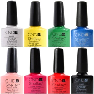 CND Shellac UV/LED Gel Nail Polish 7.3ml - 237 Colours* - Picture 1 of 218