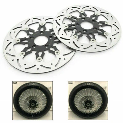 2x Bremsscheiben vorne für Harley Touring Street Glide Road Glide Electra Glide - Bild 1 von 4