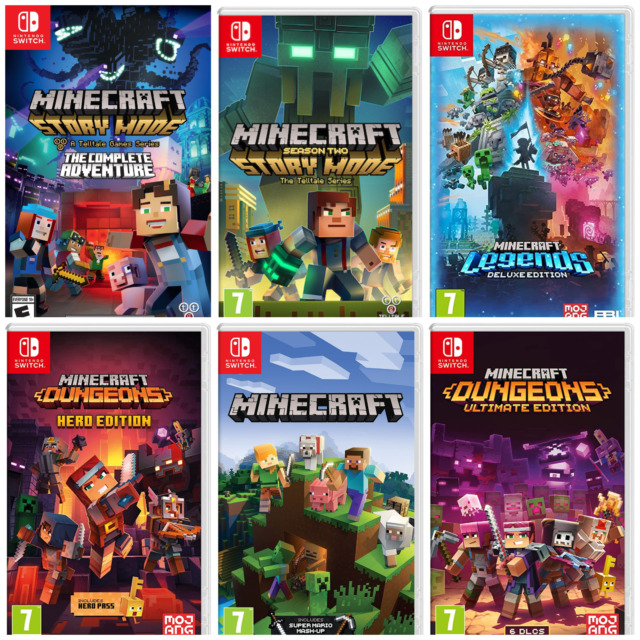 Minecraft: Nintendo Switch Edition, Jogos para a Nintendo Switch, Jogos