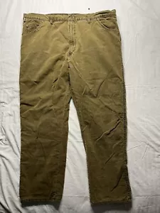 Wrangler Jeans Men’s 44x32 Brown Rugged Wear Woodland Thermal Pants 3321 3NB - Picture 1 of 8