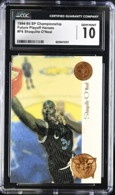1994 SP Championship Future Playoff Heroes #F6 Shaquille O'Neal CGC 10 GEM ESTADO PERFEITO - Imagem 1 de 2