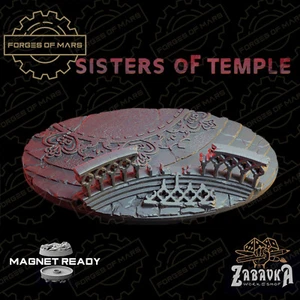 Bases - Sisters of Temple - Oval 90x52mm (x1) - Imagen 1 de 1