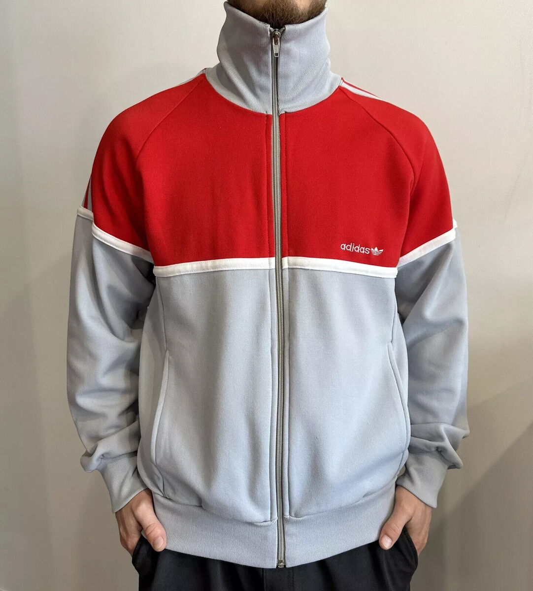 adidas Red Original Vintage Sweats & Tracksuits for Men for adidas Red Original Vintage Sweats & Tracksuits for Men for