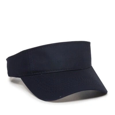 Navy Sun Visor Comfort Fit Adjustable Visor Cap Open Hat Unisex Adult New - Image 1 of 4