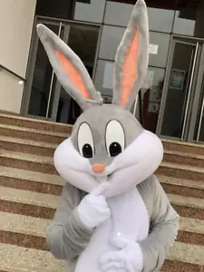 Mascotte Bugs Bunny Mascot Costume cosplay botarga halloween Mascotte Adulte - Picture 1 of 3
