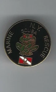 New York City Fire Department Marine Rescue Scuba Lapel Pin (1") - Picture 1 of 1