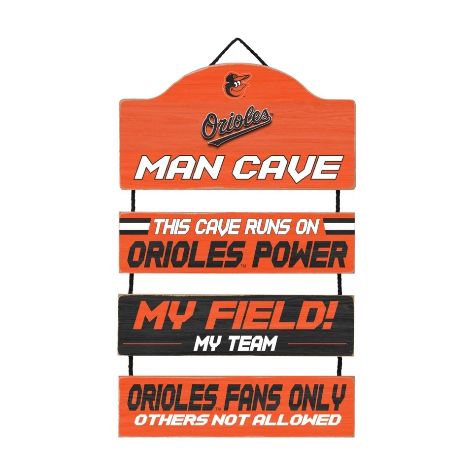 Baltimore Orioles Man Cave Dangle Sign - Image 1 of 1