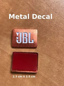 JBL Metal Decal Sticker Badge Logo Two Decal Included M136-2 - Picture 1 of 1