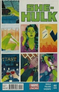 She-Hulk (2014) #2 casi nuevo Kevin Wada segunda variante de impresión cubierta - Imagen 1 de 1