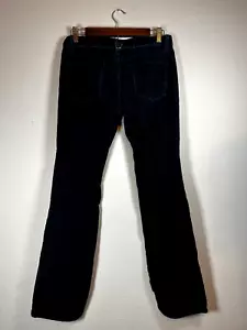 Ann Taylor LOFT Merlot Modern Boot Cut Corduroy Jeans Blue -Size 4 - Picture 1 of 12