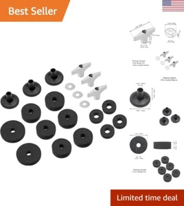 21-Piece Cymbal Replacement Set - Drum Set Accessories - Black - Picture 1 of 9