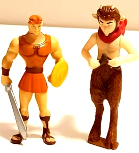 Lote de 2 estatuillas vintage de Disney Hércules y raras de plástico Centauro 2004 - Imagen 1 de 9