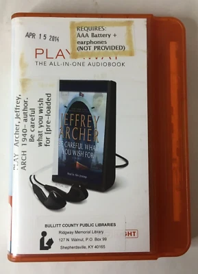 Jeffery Archer Playaway - Be Careful What You Wish For - Tested! - Image 1 of 4