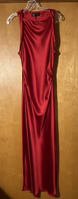 NWT ZARA Satin Effect Midi Dress Red Sz XS See Measurements ! - Image 1 of 4
