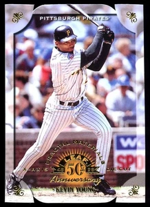 1998 Leaf Fractal Materials Die Cut #84 Kevin Young /200 - Bild 1 von 2
