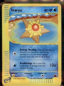 Carta Pokemon - Staryu Skyridge 103/144 Holo inverso comune quasi nuova - Foto 1 di 2