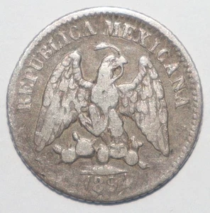 1894 Go R Mexico 5 Centavos - Bild 1 von 2