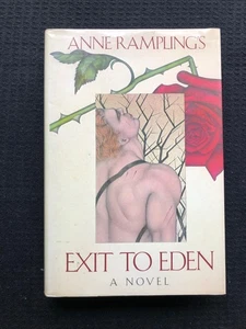 EXIT TO EDEN Anne Rice (Rampling) Arbor House 1st Ed SIGNED 1985 Cloth EROTIC - Imagen 1 de 4
