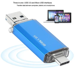 Flash Drive 3 In 1 USB Flash Drive For Computers - Afbeelding 1 van 12