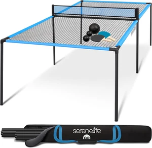 Tavolo Ping Pong, Gioco Da Tavolo 240 Cm in Acciaio Verniciato Con Rete Ping Pon - Foto 1 di 12
