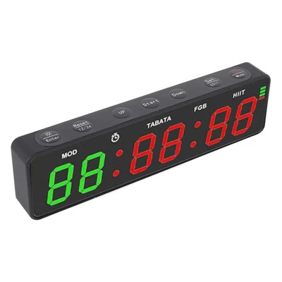 Tragbare Fitness Timer Uhr Magnetisch Wiederaufladbar Workout Intervall Fitness Graben - Bild 1 von 4