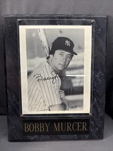 BOBBY MURCER signed 8x10 Foto Holz Plakette New York Yankees AUTOGRAMM - Bild 1 von 5