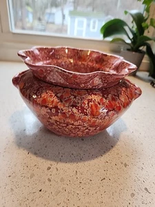 Vingage JBM African Violet Self Watering Pot Red Brick Orange - Picture 1 of 18