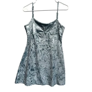 Vintage Velvet Women Babydoll Handmaiden Mini Dress M Originality - Picture 1 of 11