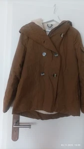 Süsser Parka von Zara mit Kuscheligen Teddyfutter Gr. S Braun/Khaki - Bild 1 von 3