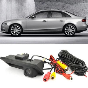 Trunk Handle CCD Rear View Backup Camera Parking for Audi A4 2009-2016 - Picture 1 of 6