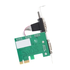 PCIE Serial Card Minus40 To 85℃ 2 Port PCI Express X1 To DB9 COM RS232⊹ - Picture 1 of 12