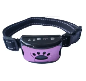 Collier Anti-Aboiement pour Chien Rechargeable USB 7 Niveaux Vibration Son - Picture 1 of 6