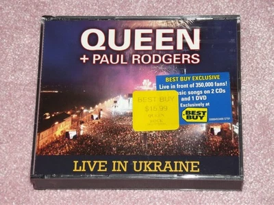 QUEEN + PAUL RODGERS Live In Ukraine - USA 2009 BEST BUY EXCLUSIVE 2 CD + DVD - Image 1 of 4