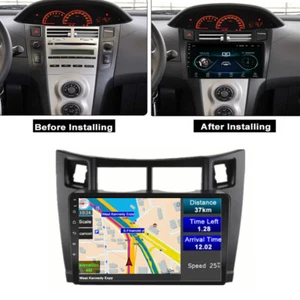 9 inch Android 11 Stereo Radio GPS Head Unit Player For Toyota Yaris 2005-2012 - Picture 1 of 12